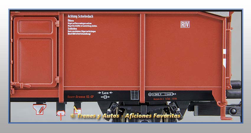Vagones techo deslizante Tipos Kmmfks 52 y Kmmks 51 - DB