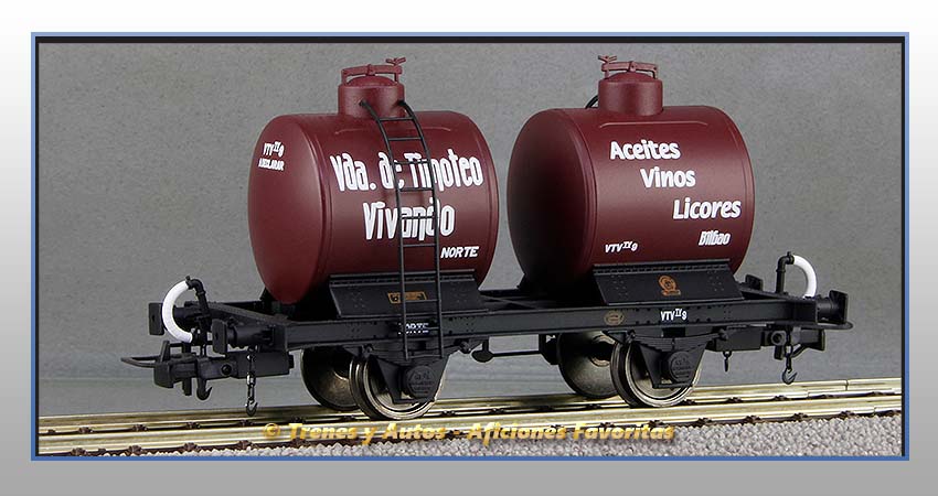 Vagón foudre bicuba "Vda. Timoteo Vivando" - Norte