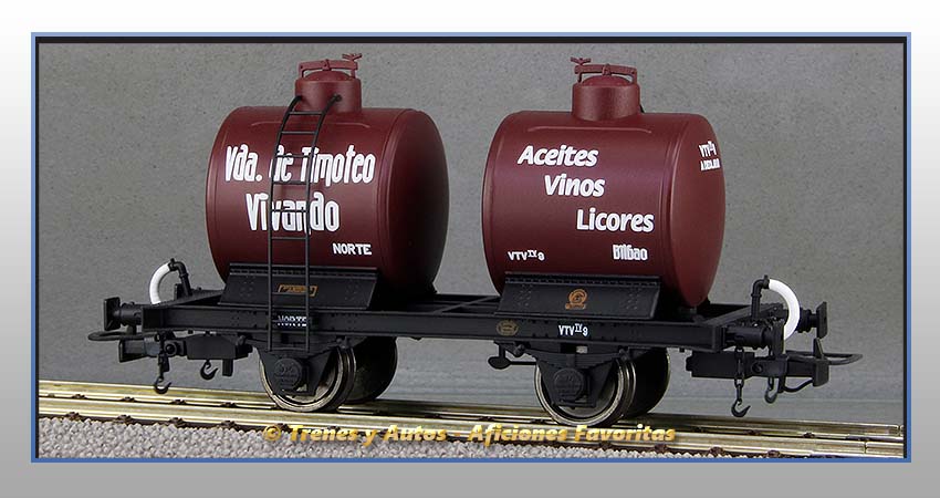 Vagón foudre bicuba "Vda. Timoteo Vivando" - Norte