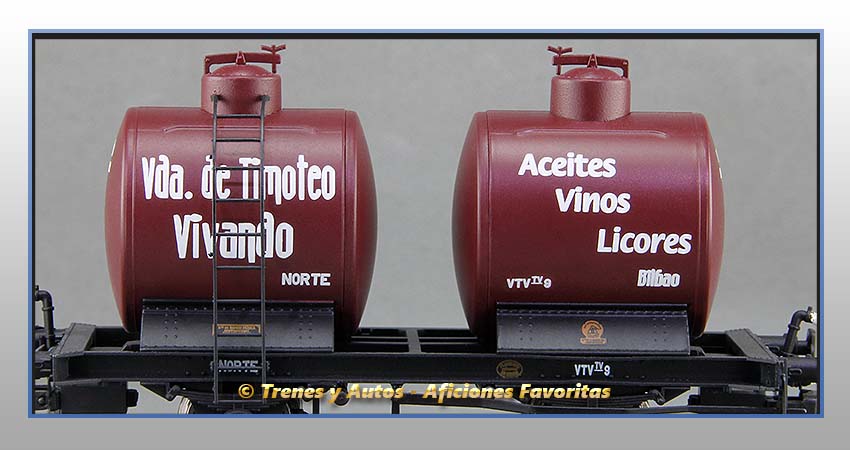 Vagón foudre bicuba "Vda. Timoteo Vivando" - Norte