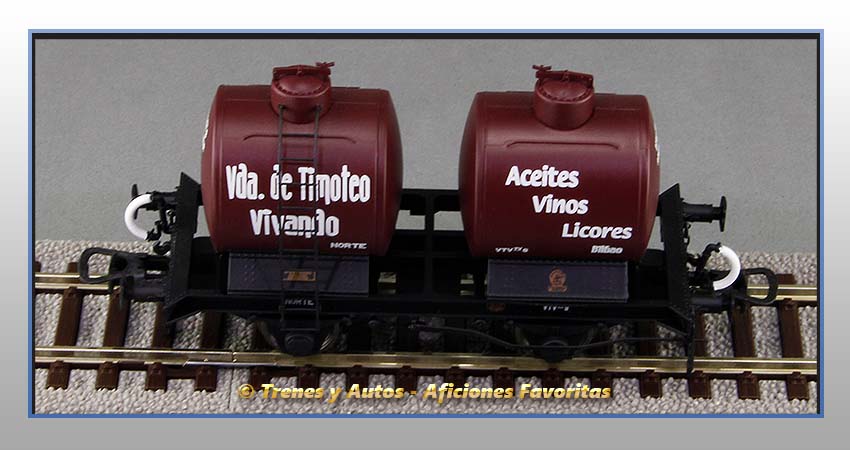 Vagón foudre bicuba "Vda. Timoteo Vivando" - Norte