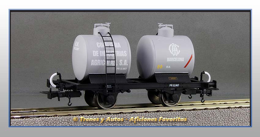 Vagón foudre bicuba "Cia Industrias Agrícolas" - Renfe