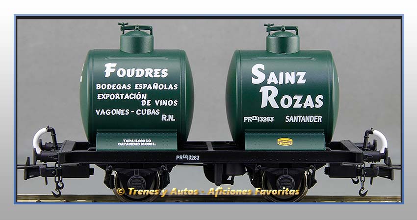 Vagón foudre bicuba "Sainz Rozas" - Renfe