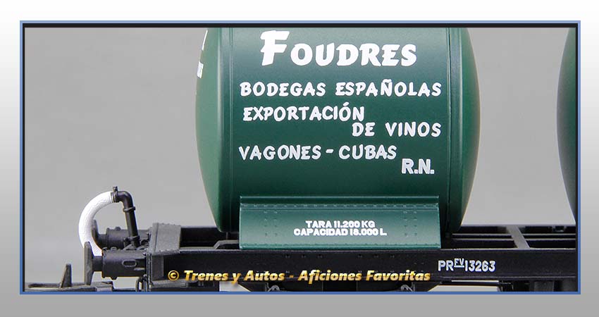 Vagón foudre bicuba "Sainz Rozas" - Renfe