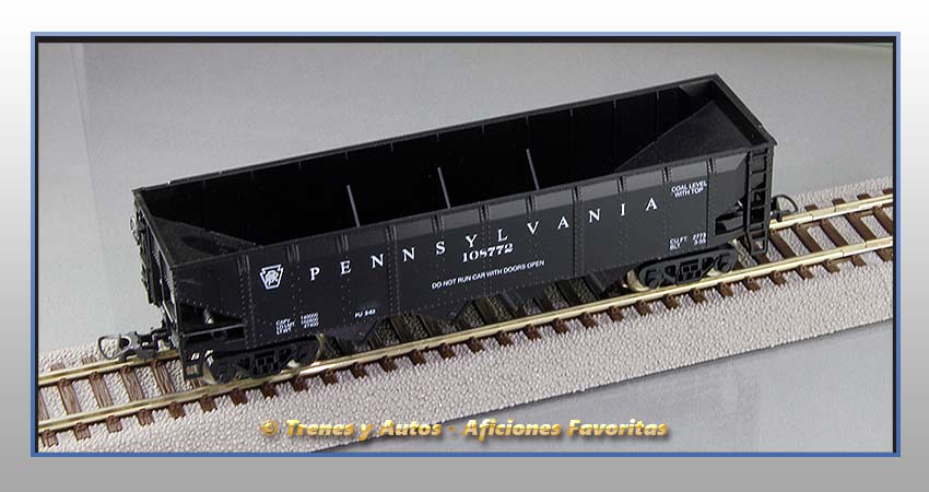 Vagón carga a granel Hopper 40 "Pennsylvania" - PRR