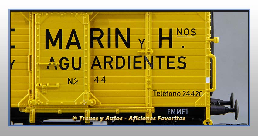Vagón foudre con garita "Felipe Marín y Hnos" - Norte