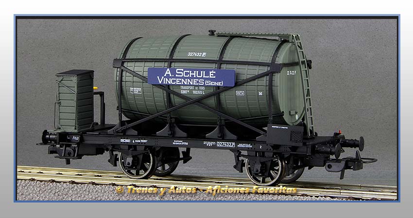 Vagón foudre con garita "A. Schulé Vincennes" - SNCF