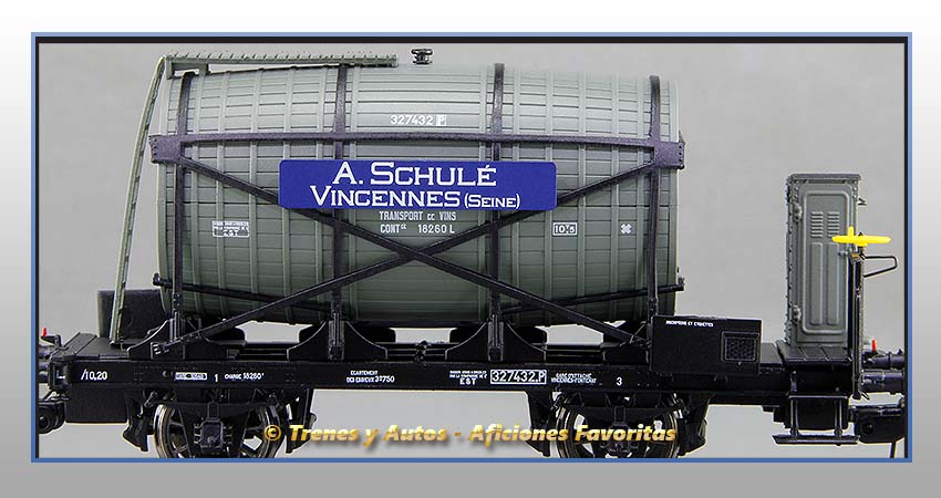Vagón foudre con garita "A. Schulé Vincennes" - SNCF
