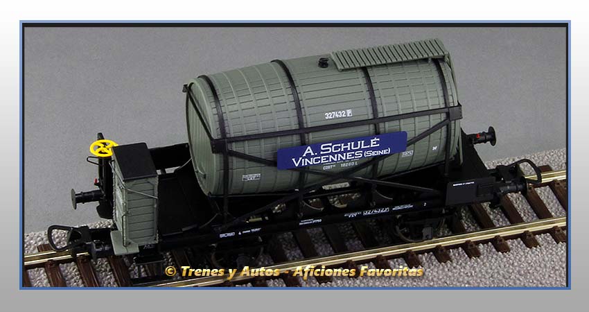 Vagón foudre con garita "A. Schulé Vincennes" - SNCF