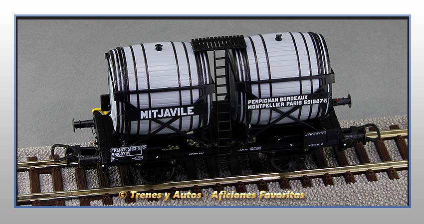 Vagón foudre bicuba "Mit Javile" - SNCF