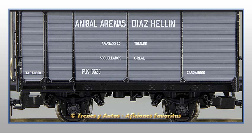 Vagón cerrado foudre "Aníbal Arenas Díaz Hellín" - Renfe