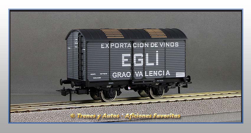 Vagón transporte vino foudre "Egli" - Renfe