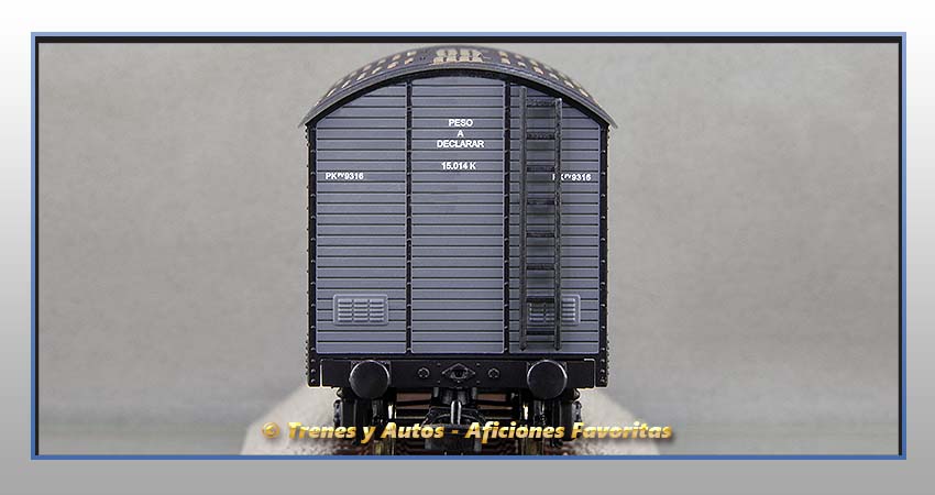 Vagón transporte vino foudre "Egli" - Renfe