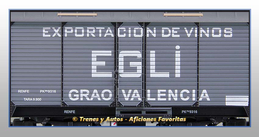 Vagón transporte vino foudre "Egli" - Renfe