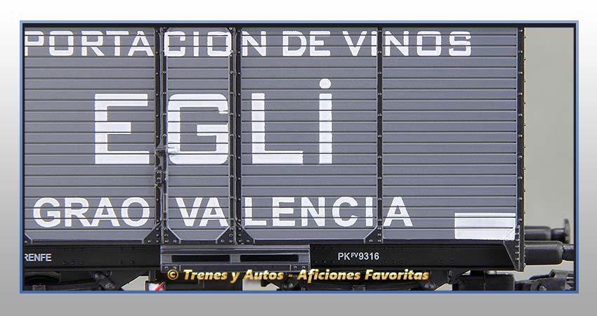Vagón transporte vino foudre "Egli" - Renfe