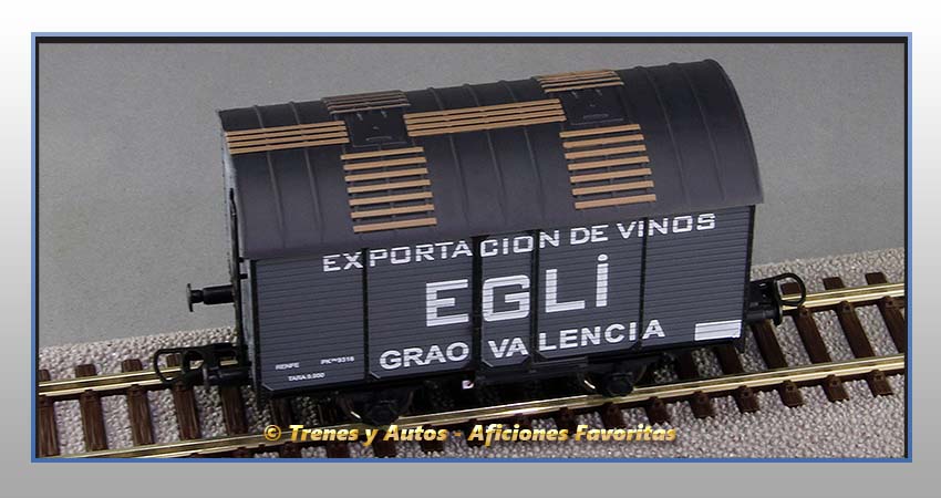 Vagón transporte vino foudre "Egli" - Renfe