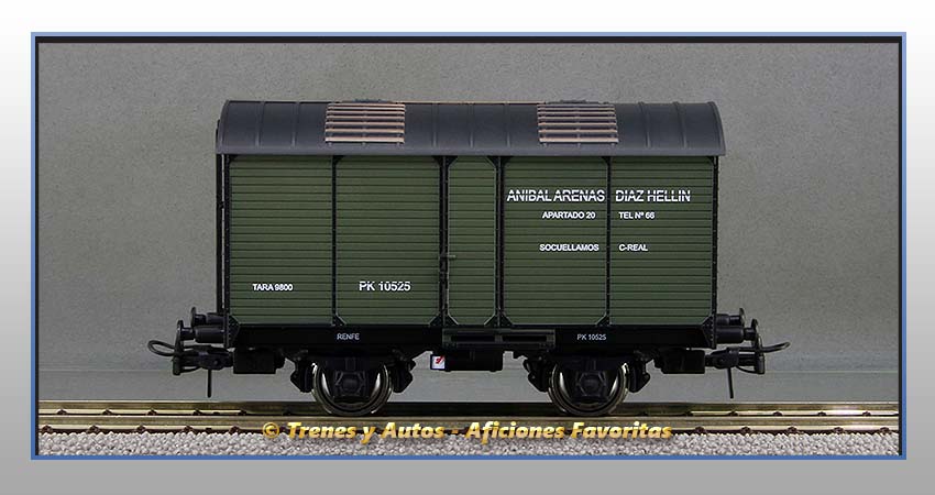 Vagón transporte vino foudre "Aníbal Arenasi" - Renfe