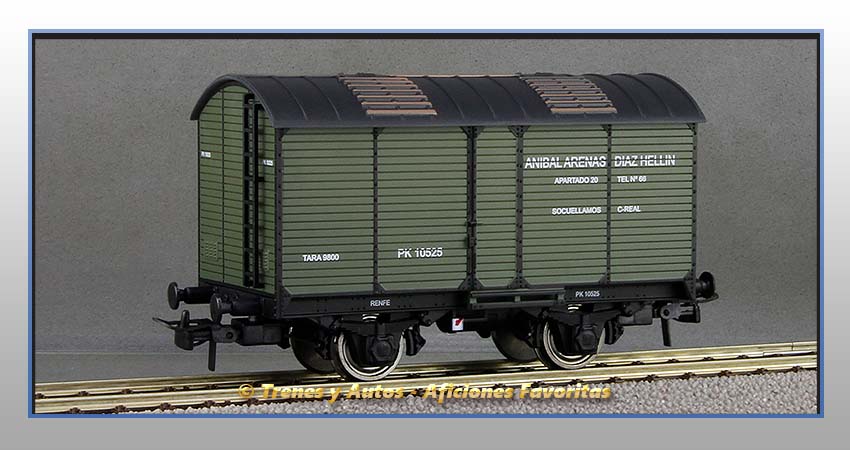 Vagón transporte vino foudre "Aníbal Arenasi" - Renfe