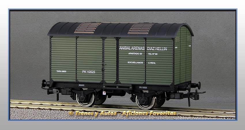 Vagón transporte vino foudre "Aníbal Arenasi" - Renfe