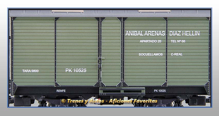 Vagón transporte vino foudre "Aníbal Arenasi" - Renfe
