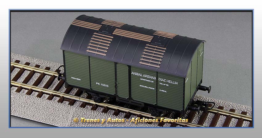 Vagón transporte vino foudre "Aníbal Arenasi" - Renfe