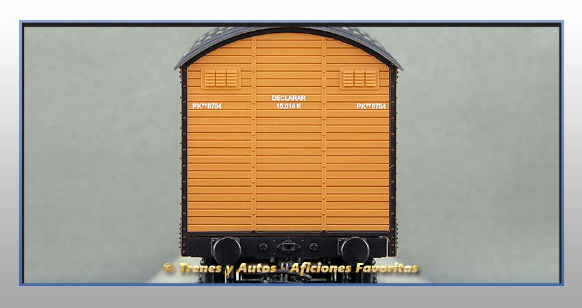 Vagón transporte vino foudre "Vermut Rofinos" - Renfe