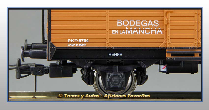 Vagón transporte vino foudre "Vermut Rofinos" - Renfe