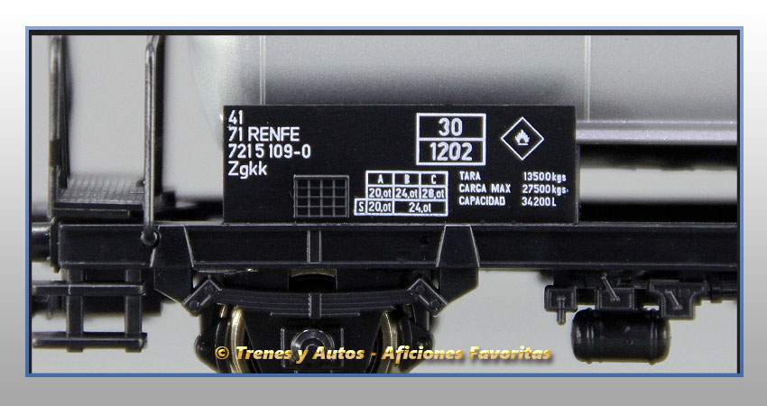 Vagón cisterna CAMPSA - Renfe