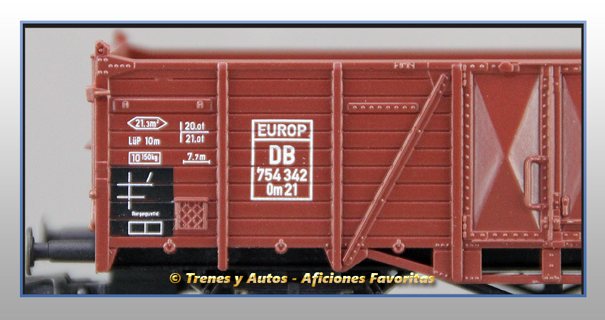 Vagón borde alto Tipo Om - DB
