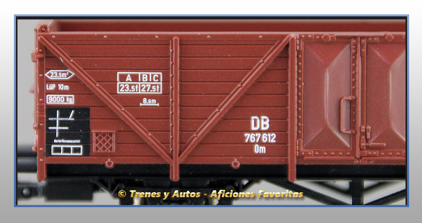 Vagón borde alto Tipo Om - DB
