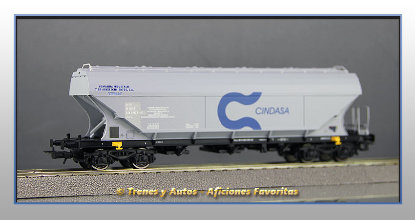 Vagón tolva cereales Tipo Uacs "Cindasa" - Renfe