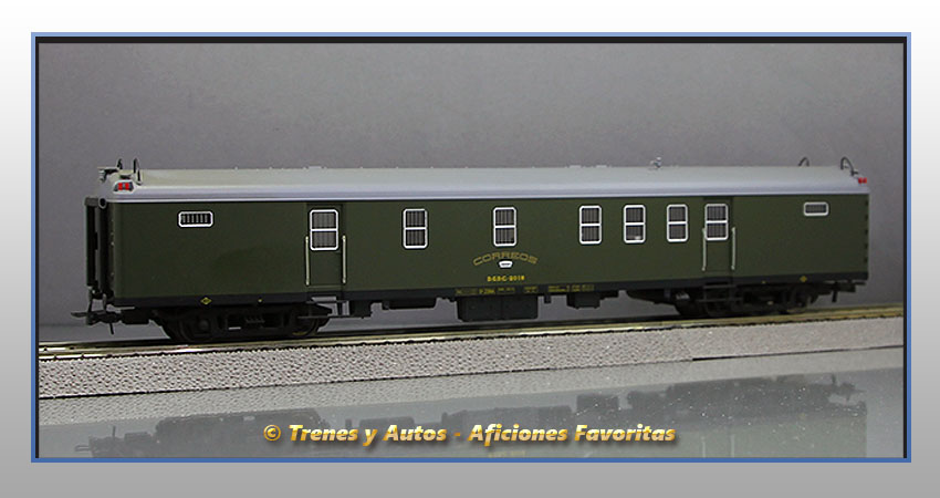 Furgón correos Serie 5000 - Renfe