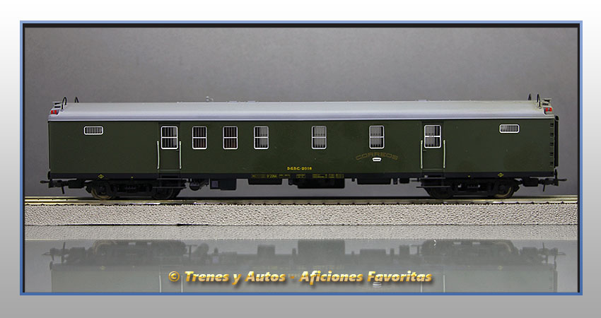 Furgón correos Serie 5000 - Renfe