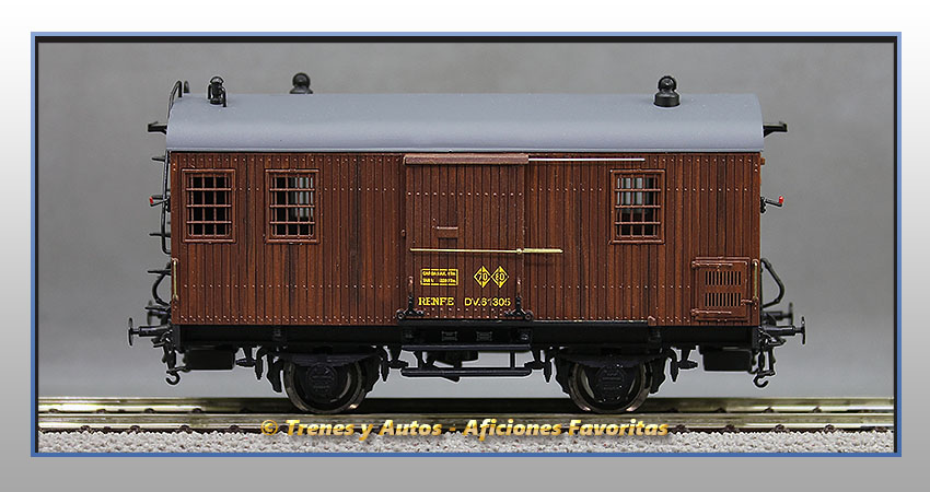 Furgón paquetería Serie DV.61305 - Renfe