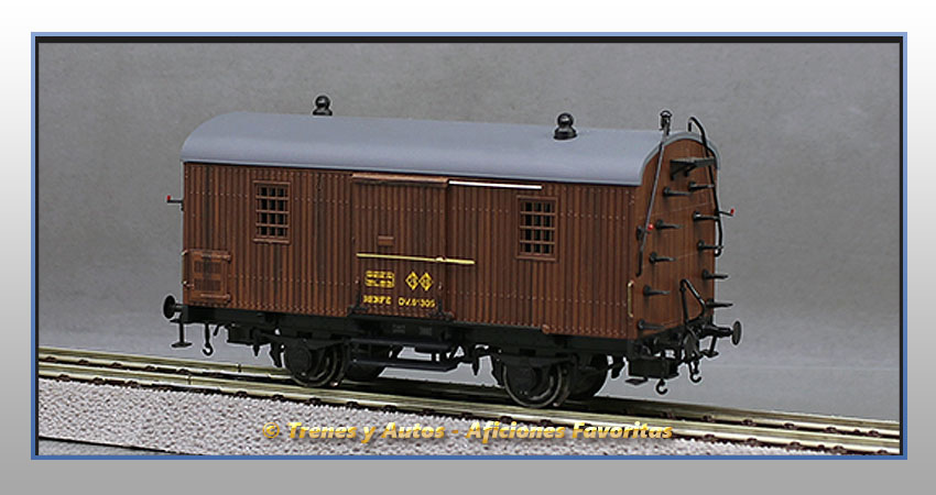 Furgón paquetería Serie DV.61305 - Renfe
