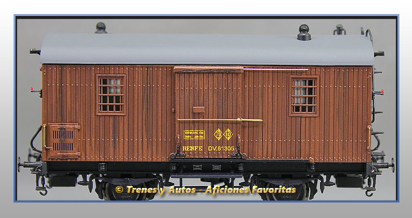 Furgón paquetería Serie DV.61305 - Renfe