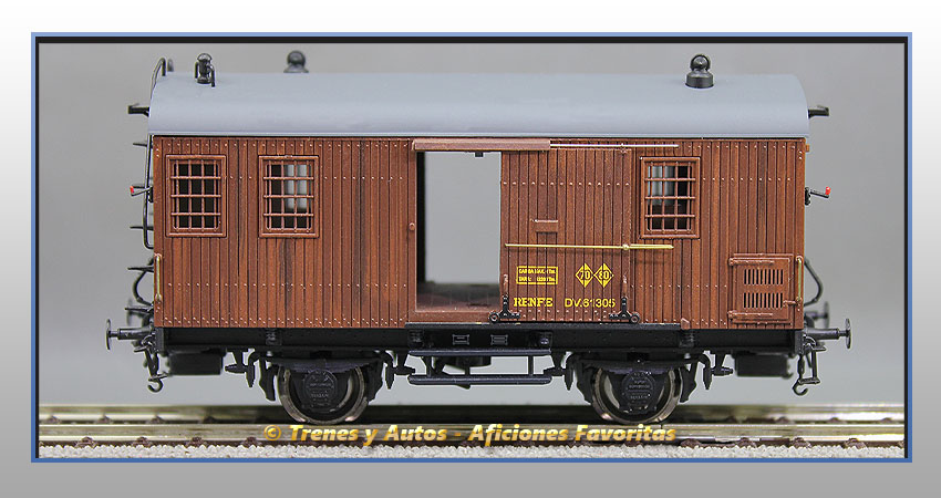 Furgón paquetería Serie DV.61305 - Renfe