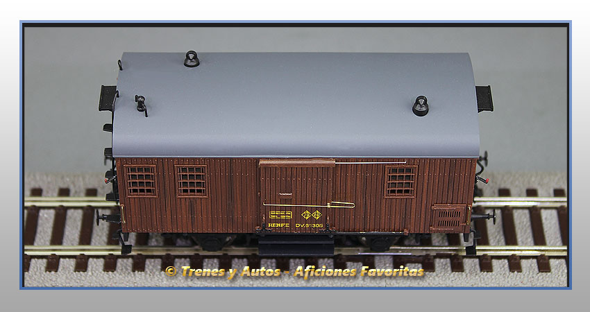 Furgón paquetería Serie DV.61305 - Renfe