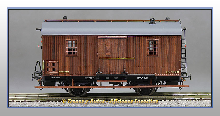 Furgón paquetería Serie DV.61338 - Renfe