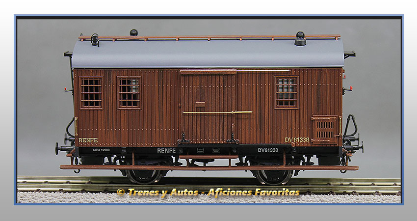 Furgón paquetería Serie DV.61338 - Renfe