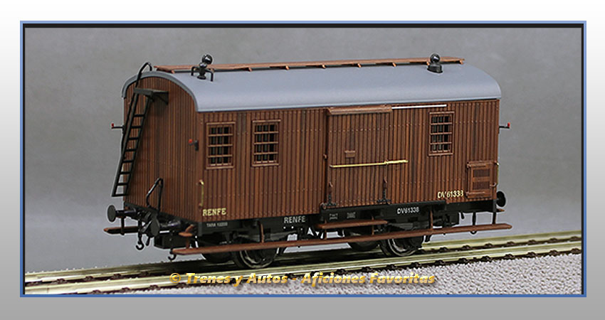 Furgón paquetería Serie DV.61338 - Renfe