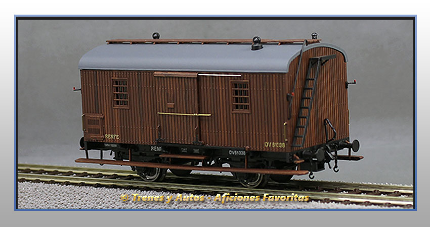 Furgón paquetería Serie DV.61338 - Renfe
