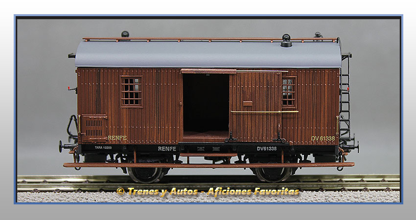 Furgón paquetería Serie DV.61338 - Renfe