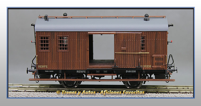 Furgón paquetería Serie DV.61338 - Renfe