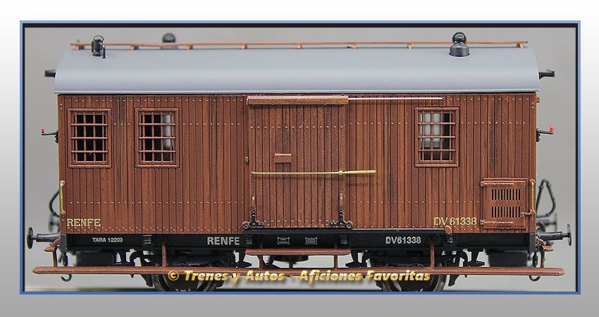 Furgón paquetería Serie DV.61338 - Renfe