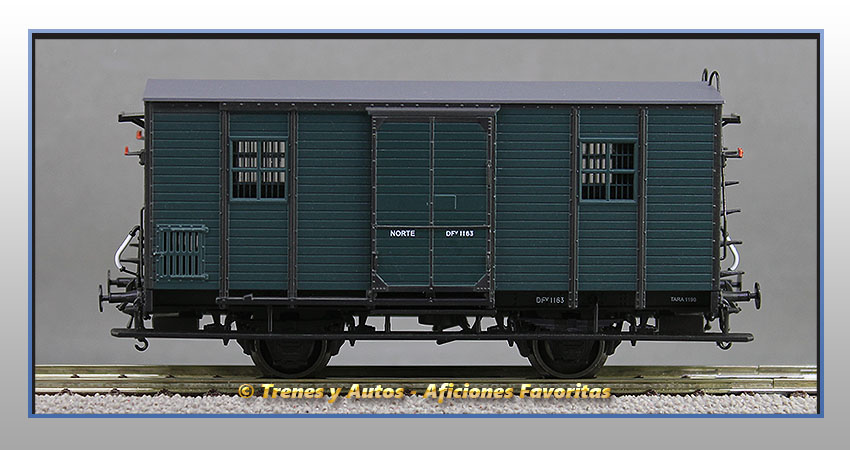 Furgón equipajes Serie DV 1163 - Norte