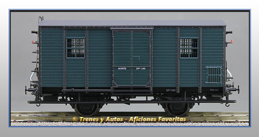 Furgón equipajes Serie DV 1163 - Norte