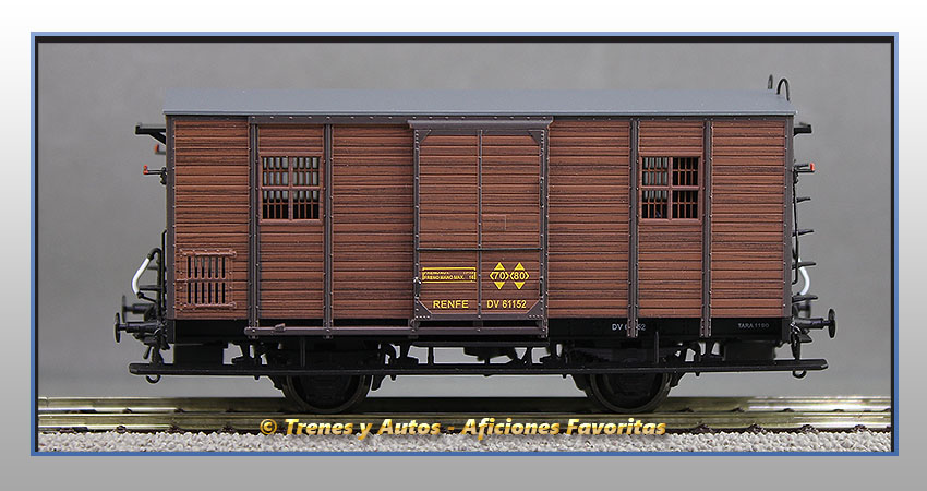 Furgón equipajes Serie DV 61152 - Renfe