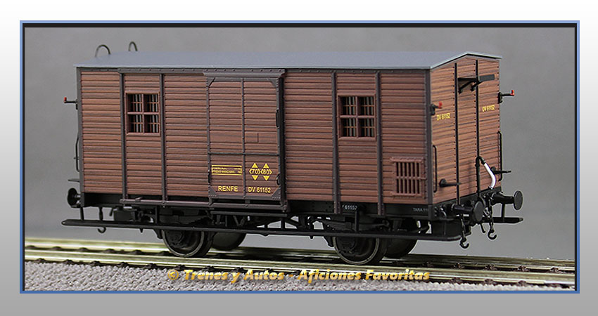 Furgón equipajes Serie DV 61152 - Renfe