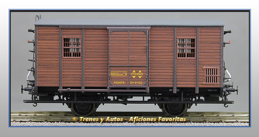 Furgón equipajes Serie DV 61152 - Renfe